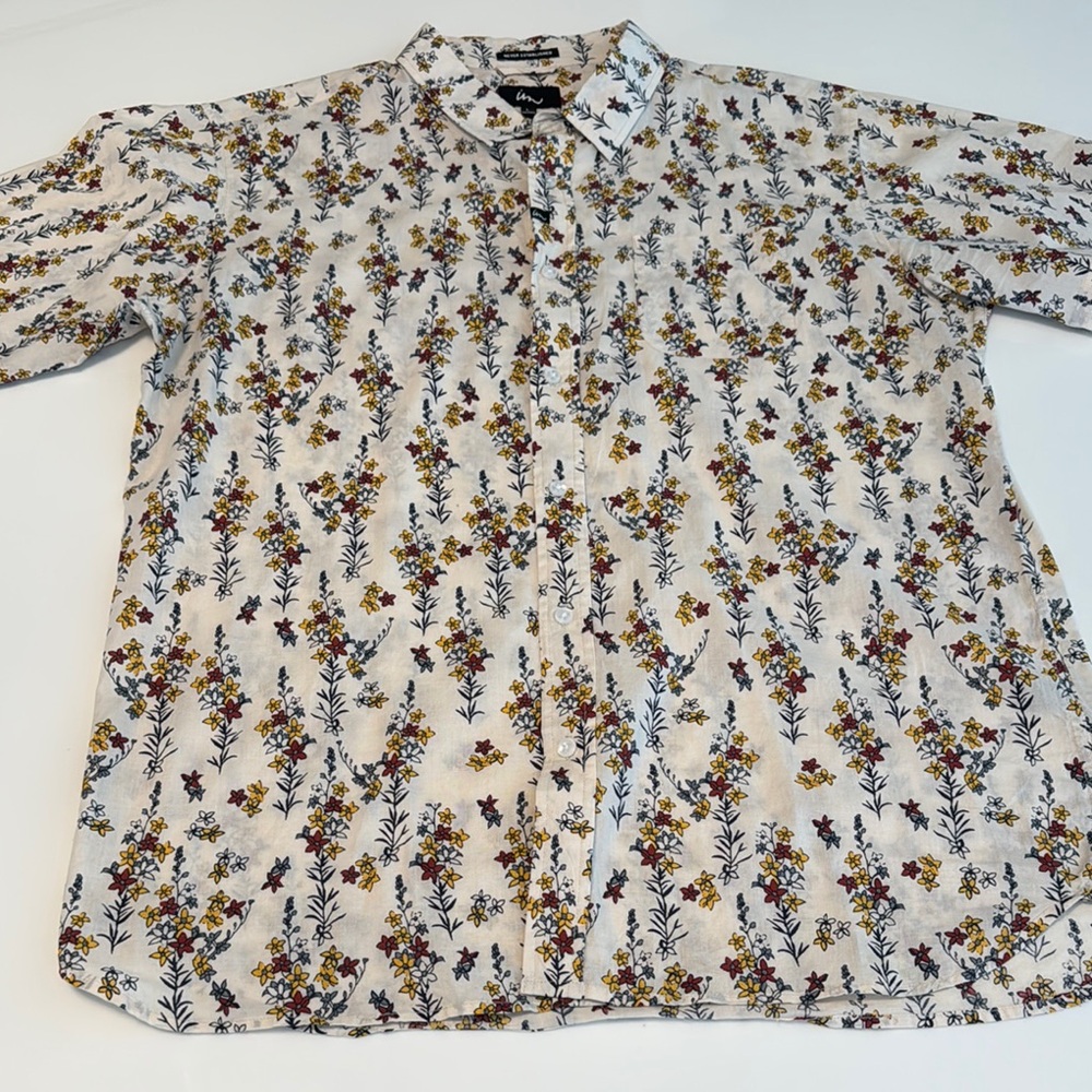 Imperial motion 100% cotton Floral Print Men's Shirt